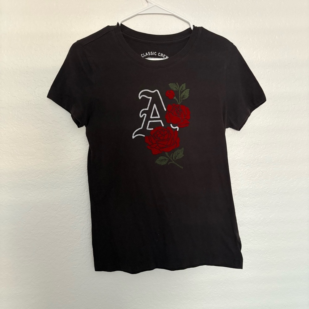 Aeropostale Classic Crew Black Tee